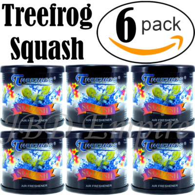 6 CAN TREEFROG JDM PRODUCTS TREE FROG SQUASH SCENT AIR FRESHENER