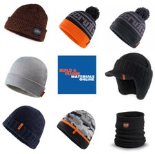 Scruff Mens Vintage Bobble/Beanie Hat | Thermal Winter Wooly Work Hat | One Size