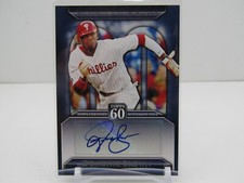 DOMONIC BROWN 2011 TOPPS 60 AUTOGRAPH AUTO! PHILADELPHIA PHILLIES!