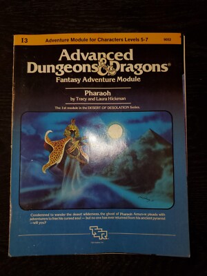 module I3 “Pharaoh” TSR Vintage D&D Dungeons & Dragons 1982 46363090753 ...