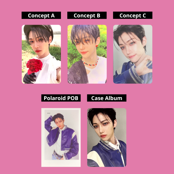 Stray Kids Maxident Official Photocards Preorder/Album/Case (Chan