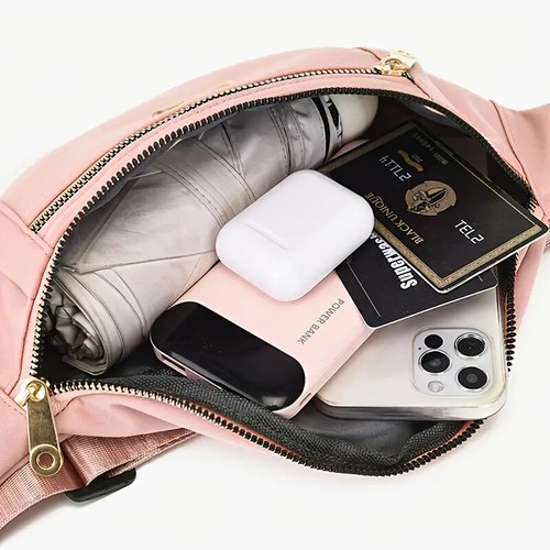 Mujeres Damas Bolso de Bombo Cintura Fanny Pack Viaje Vacaciones Billetera Dinero Cinturón Bumbag Reino Unido - Imagen 7 de 16