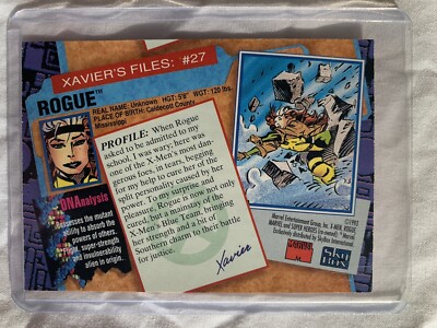 Rogue 1993 X-Men Series 2 Card #27 | eBay
