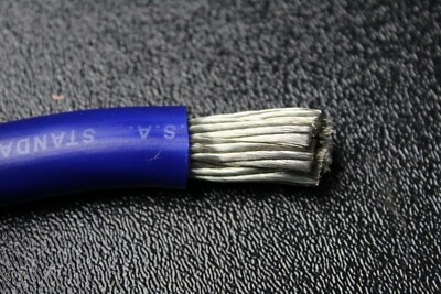 0 GAUGE WIRE PER 5 FT RED SUPERFLEX 1/0 AWG POWER GROUND CABLE STRANDED CAR
