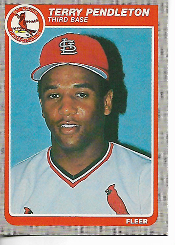 1985 Fleer Terry Pendleton Card - Picture 1 of 1