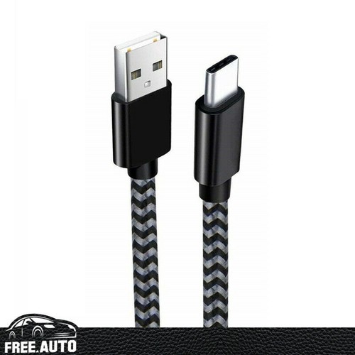 Câble chargeur SYNC données charge rapide USB tressé Type-C 6 pieds pour Samsung S8 S9 - Photo 2 sur 7