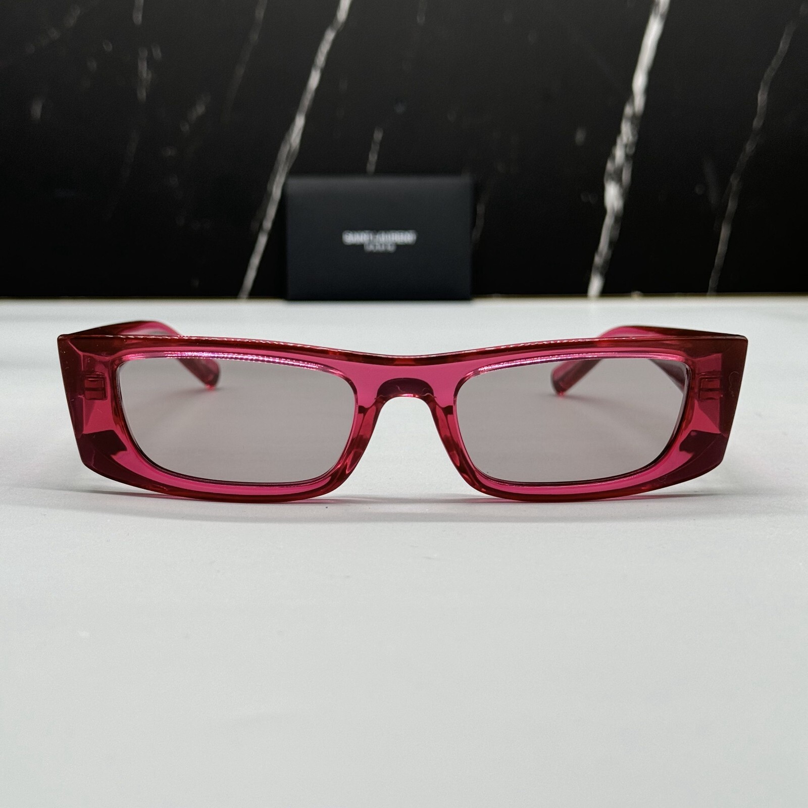 NUOVI OCCHIALI DA SOLE SL553 003 SAINT LAURENT ROSA VIOLA UNISEX SL 553 SAINT LAURENT