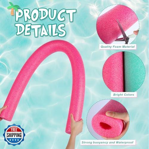 Hollowfly 2er Pack Jumbo Poolnudeln schwimmend Poolnudeln Schaumstoffschlauch groß Hol - Bild 3 von 5