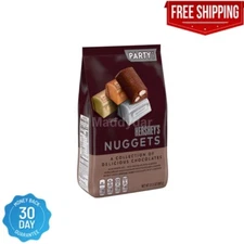 HERSHEY'S, NUGGETS Assorted Chocolate Candy Mix, Individually Wrapped, 31.5 oz,