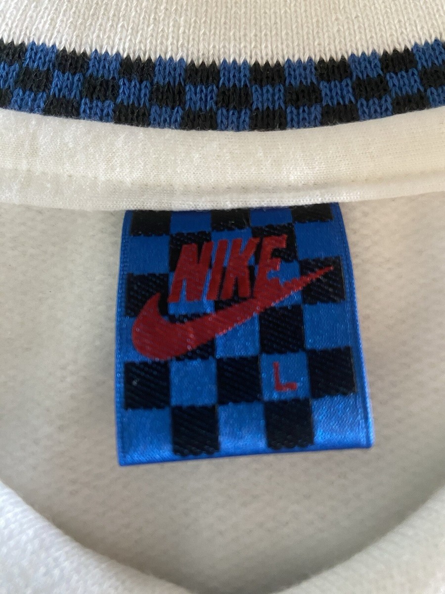 Nike John McEnroe Checkerboard 80's Tennis Shirt New With