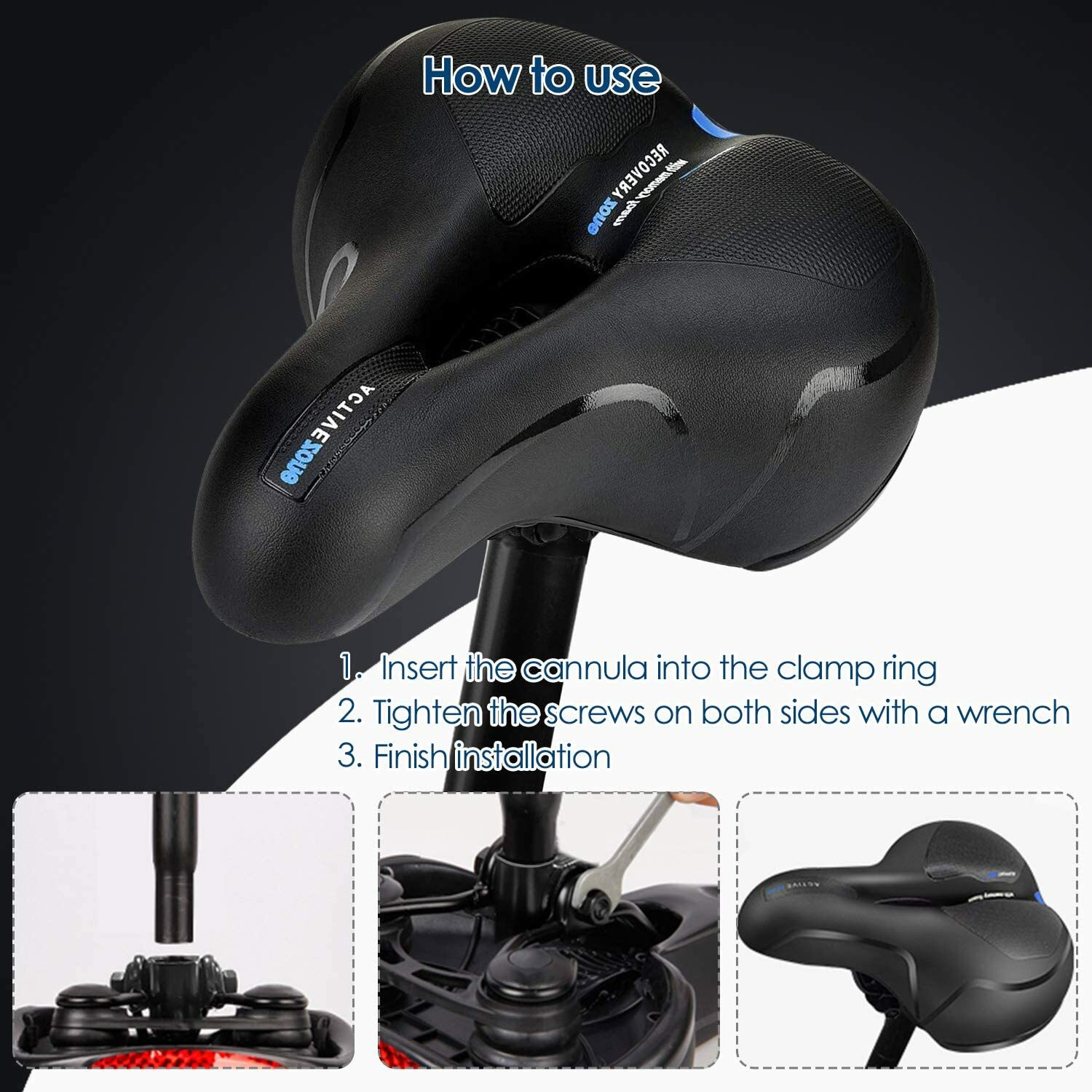 memory foam seat for bike