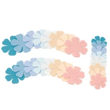 Chloe Flower Die Cut Appliques - Wool Blend Felt - U PICK COLOR SCHEME