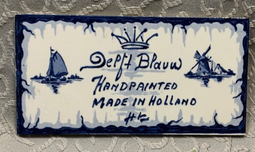 Hand-Painted Blue & White Tiles from Holland Delft Blauw and Frysk Hannenwurk - Picture 2 of 9