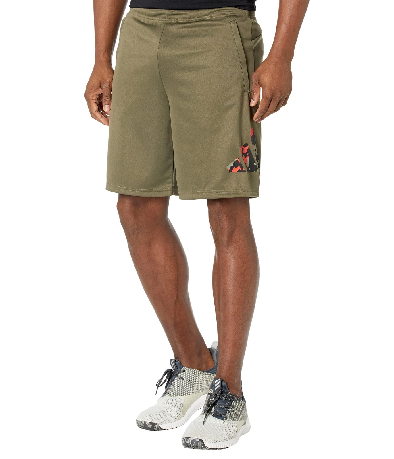 сезонные тренировочные шорты adidas mens Train Essentials оливкового цветаЧерный Средний 7590₽