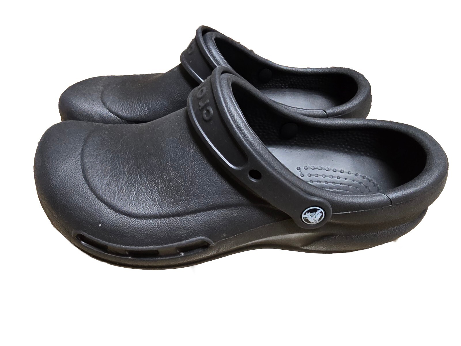 Crocs At Work Men's Bistro Clogs Black Size 12 Me… - image 1