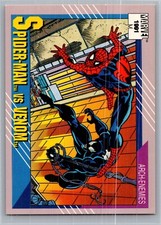 1991 Impel Marvel Universe Series II Arch-Enemies Spider-Man vs Venom #91