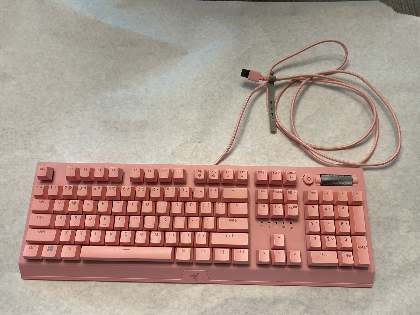 Razer BlackWidow V3 Wired Gaming Mechanical Green Switch Keyboard - Quartz