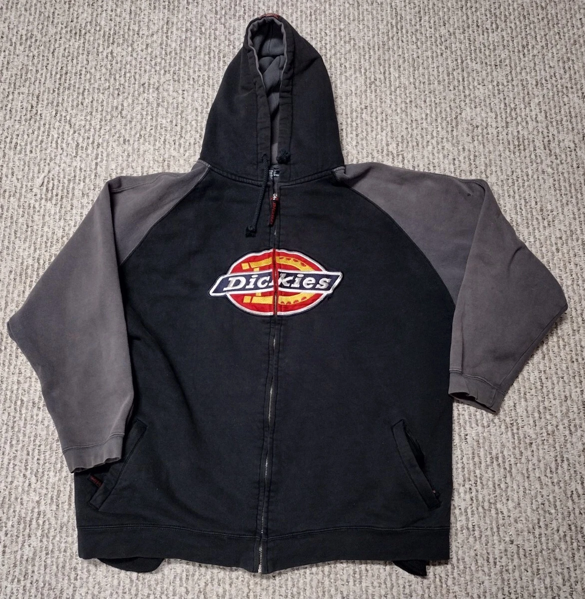 Dickies black cheap zip hoodie