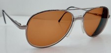 Vintage Commander Gray Silver Pilot Metal Sunglasses FRAMES ONLY