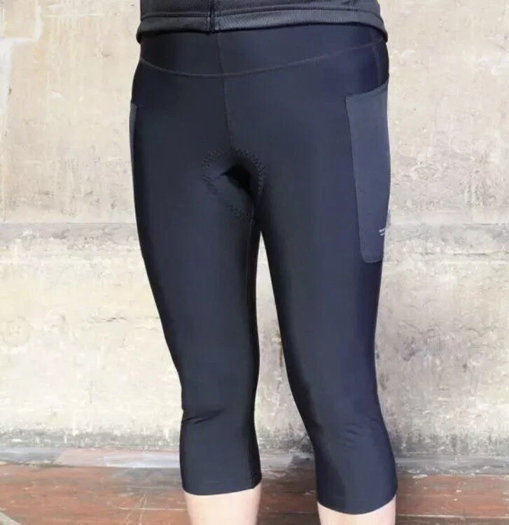 Giro Ladies/Women’s 3/4 Padded Cycling Leggings Spinning UK10 Black SRP  £99.99