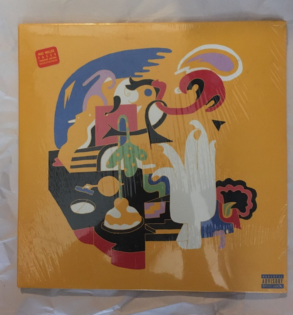 Warner Records Inc Faces by Mac Miller Multicolor Triple LP for