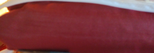JCP Royal Velvet Plaza Thermal, Interlined Panel Curtain, Claret RED, (50"x84") - Picture 3 of 3