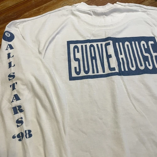 90s Suave House Shirt 8ball MJG Band Tour NYC Rap Hi 1990s vintage concert t-shirt, vintage, size XL, single stitch, B+ condition