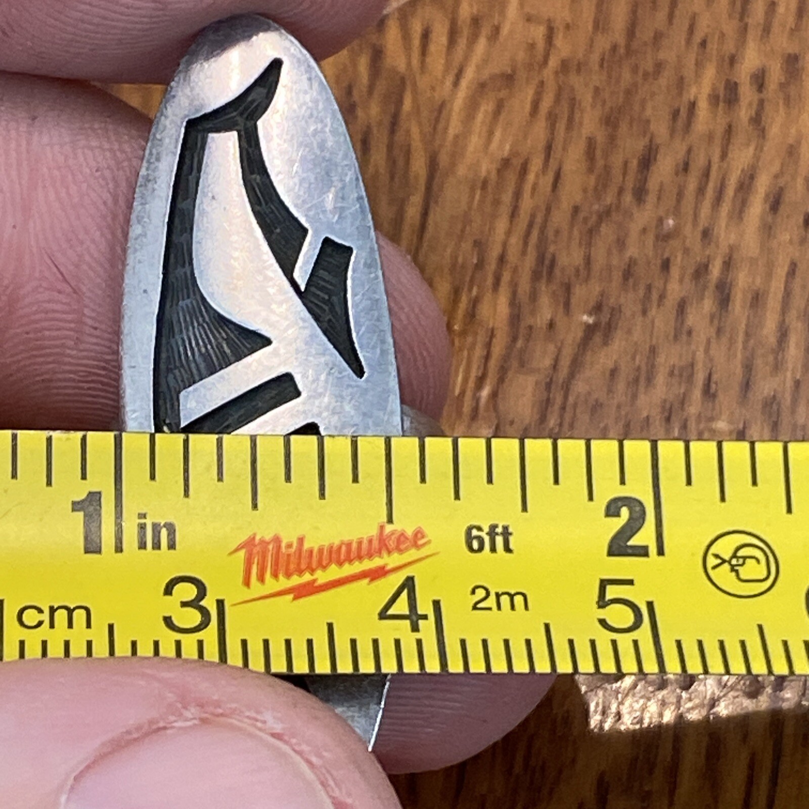 Lawrence Saufkie Hopi Ring Sterling Silver Vintage Superb Design Size 5