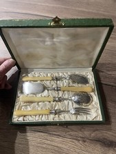 ancien couverts service à mignardise Christofle en métal argenté