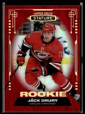 2021-22 Upper Deck Stature Jack Drury Rookie Carolina Hurricanes #190