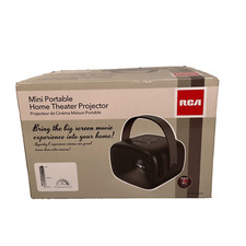 RCA Mini Portable Home Theatre Projector RPJ264 Black