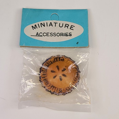 Vintage Miniature Accessories Pie NOS Doll House 1.25" Wide HOC eBay
