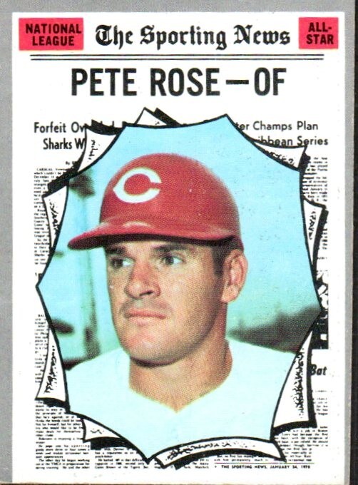1970 Topps Pete Rose #458 NM-Mint Sporting News Card