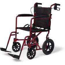 Lightweight Transport Wheelchair with Handbrakes