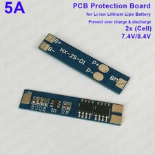 100PCS 2S 5A Li-ion Lithium Battery 18650 Charger PCB Protection Board 7.4V 8.4V