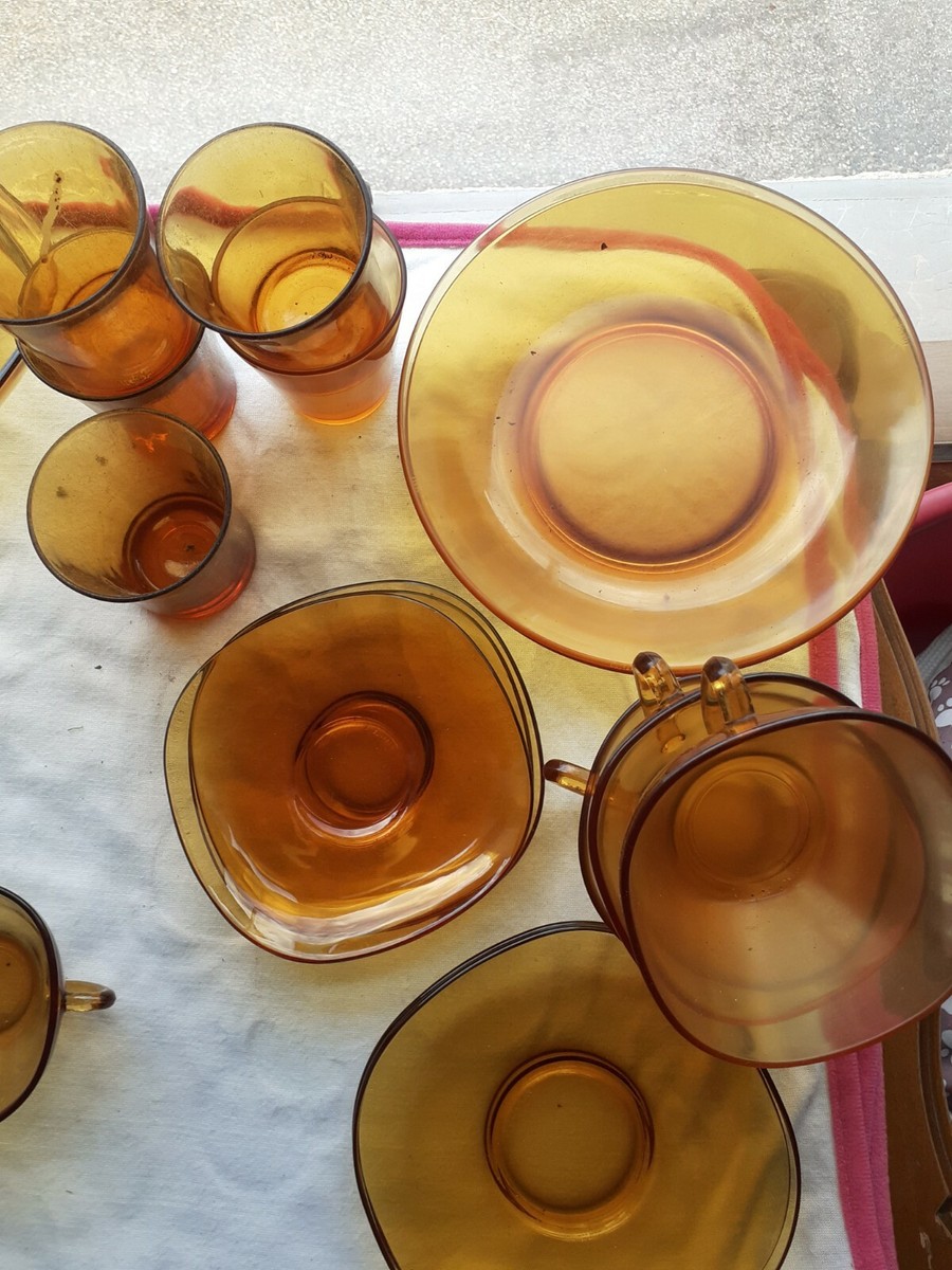 Verres ambrés – Magic Brocante