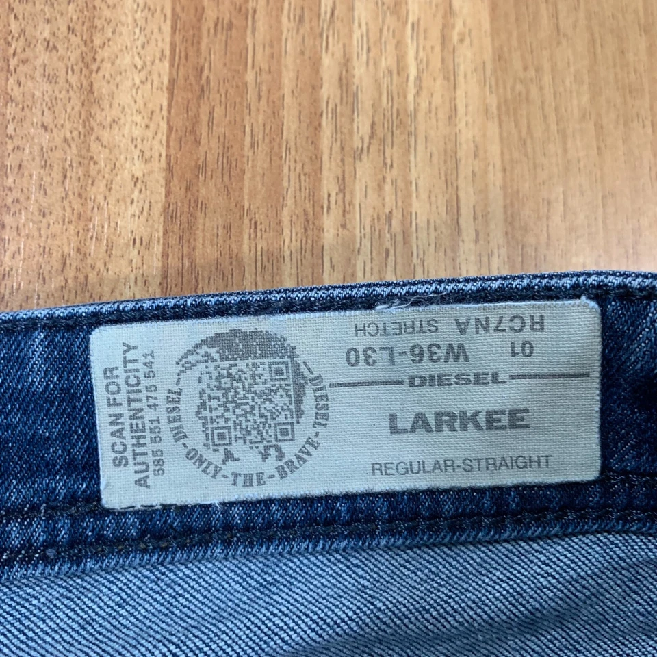 Pantalones Cortos Jeans Diesel Industry Para Hombre Talla 36x9 Azul Bermudas Larkee Alterados Foto 4 de 4