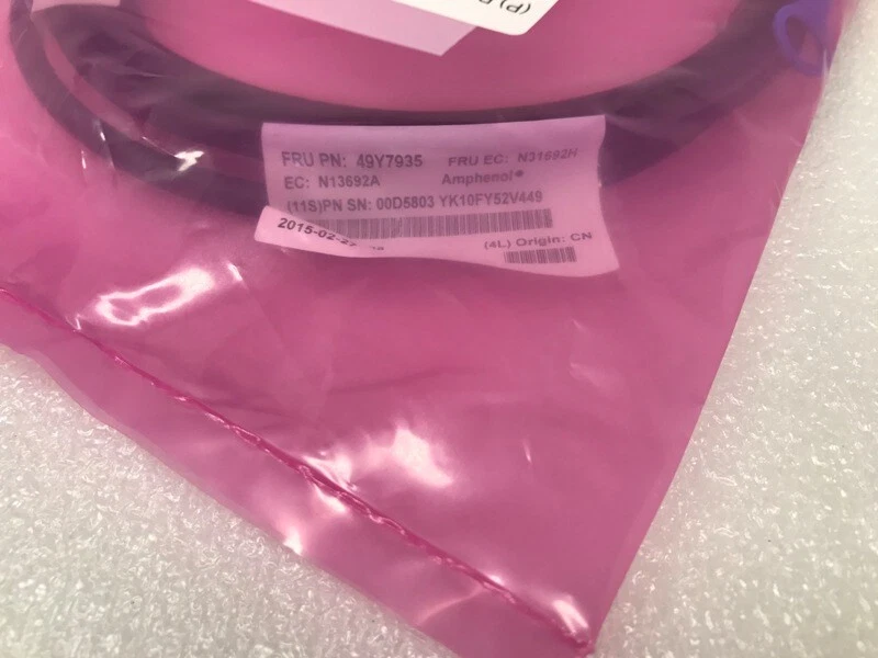 49Y7935 IBM DAC 40GbE QSFP+ to QSFP+ Passive Copper Cable 00D5803  