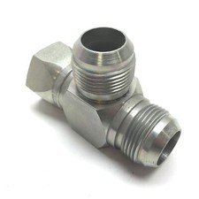 6602-16-16-16 Hydraulic Run Tee Fitting 1" JIC 37° Female Swivel Nut x Male