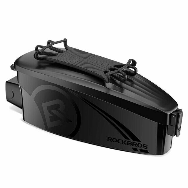 ROCKBROS Bike Phone Holder Bicycle Top Tube Bag,Cycling Pouch w/RainCover 4-6.7"