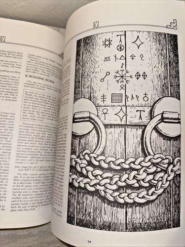 AD&D Dungeons & Dragons The TEMPLE of ELEMENTAL EVIL T1-4 9147 1985 Module + Map - Picture 14 of 15