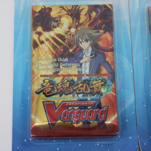 Lot of (5) Cardfight Vaguard Onslaught of Dragon Souls Booster Pack Blisters NEW - Picture 2 of 6