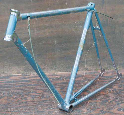Vintage 1957 Bianchi Lario Road Bike FRAME Tour Condorino Sports Bicycle w/Crack