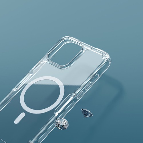Custodia magnetica Nillkin Nature Pro per iPhone 13 Pro Max armatura magnetica - Foto 7 di 12