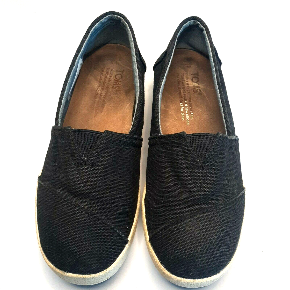TOMS Avalon Sneaker Low Top Slip On Fashion Women's Sneakers Black