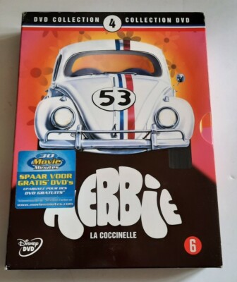 HERBIE DVD set. 4 disc collection. The love bug. Herbie goes bananas. Region 2