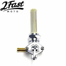Fuel Valve Petcock Left Outlet 13/16" Bung for Harley Davidson 1975-Up 48-9716 
