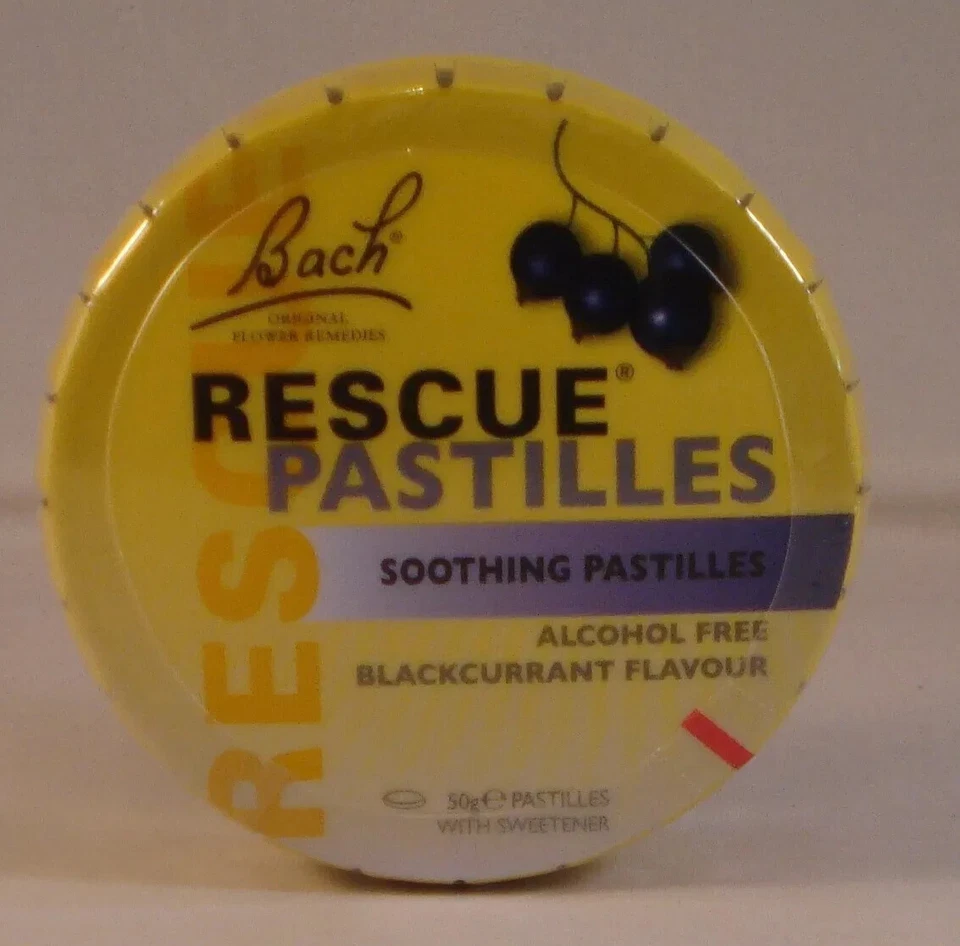 Bach Rescue Remedy Blackcurrant Pastilles 50g.(773)
