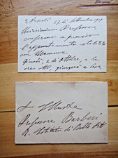 1919-Avvocato ADONE ALLEGRETTI autografo-BOLOGNA-Prof. ENRICO BARBERI+