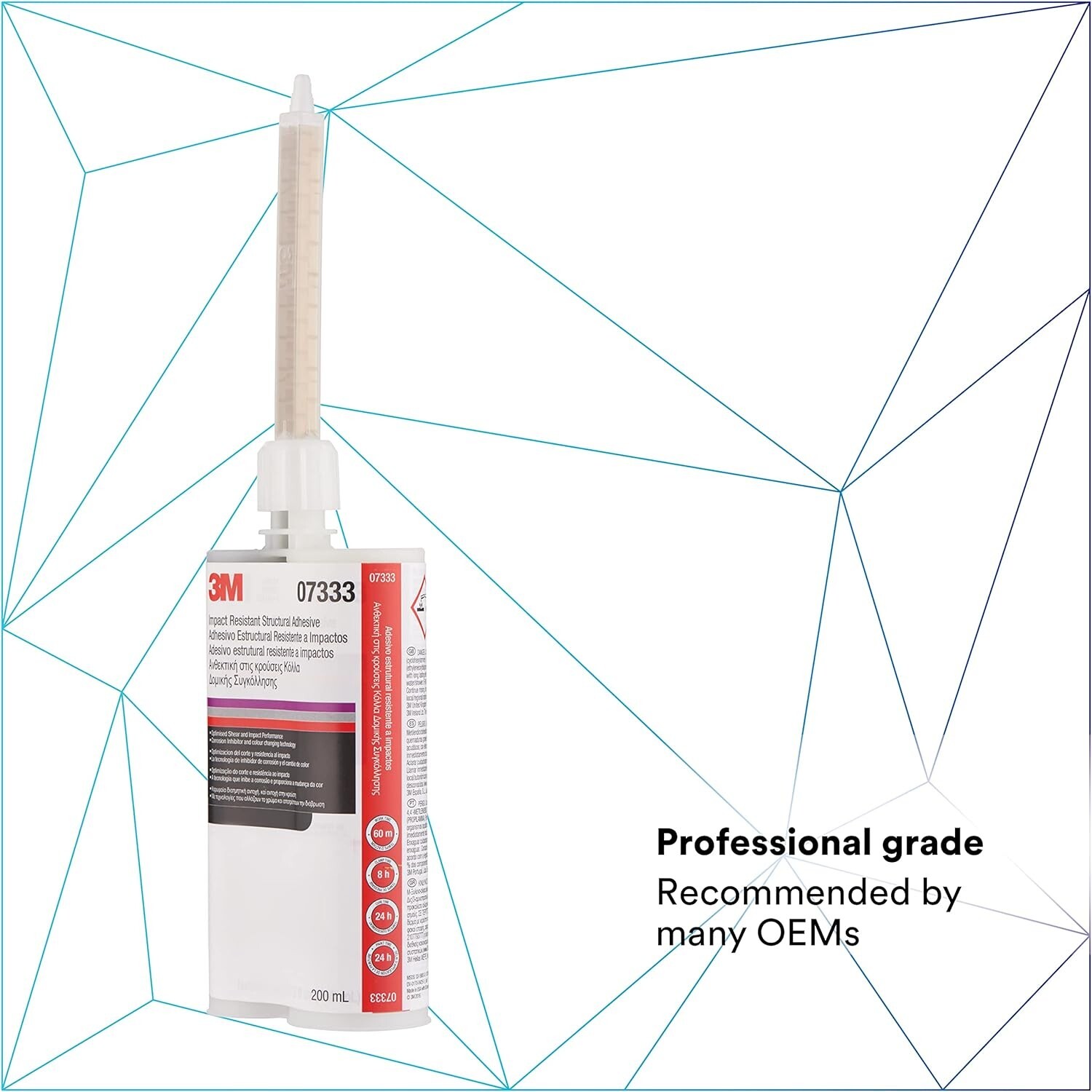 Impact Resistant Structural Adhesive, 07333, TwoPart Epoxy, True